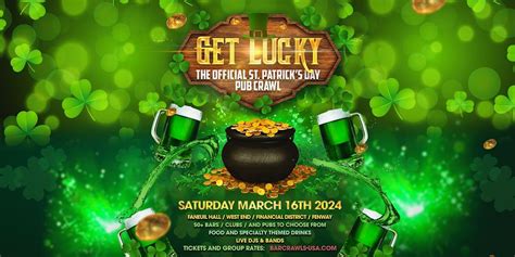 Get Lucky Pub Crawl 2025: Boston's Original Saint Patrick's Day .